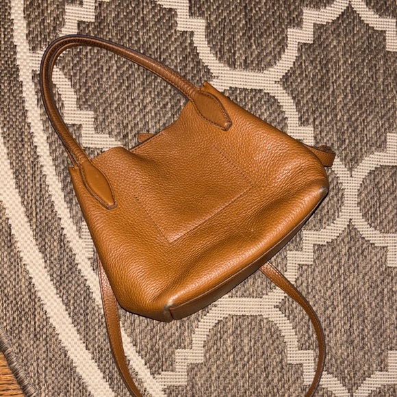 Madewell The Mini Shopper Tote in Soft Grain Pebbled Leather - Picture 6 of 9